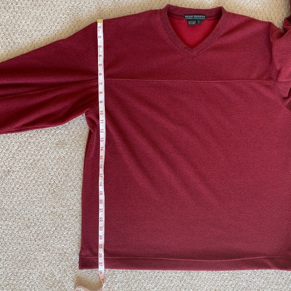 Royal Robbins long sleeve v-neck fleece pullover red large - Picture 7 of 15